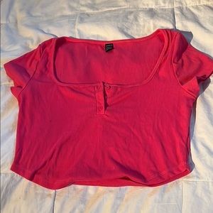 SHEIN Pink crop top